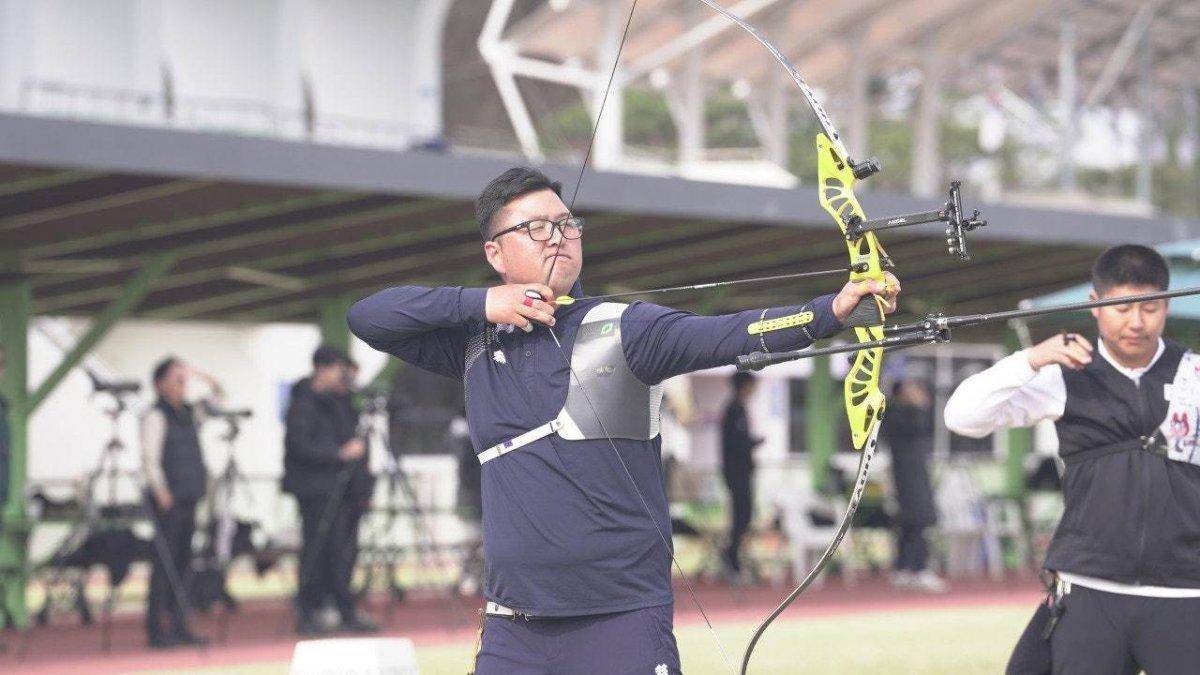 射箭比赛箭无虚发，韩国选手稳定夺冠